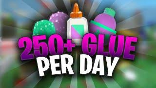 How to get up to 250+ Glue PER DAY | Bee Swarm Simulator