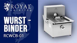 Wurstbinder RCWCB-01 | Royal Catering | Produktvorstellung