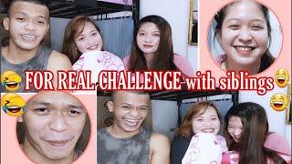 FOR REAL CHALLENGE with siblings (compilation) | NALYN's VLOG