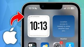 How to Add Digital Clock on iPhone Home Screen [NEW UPDATE]