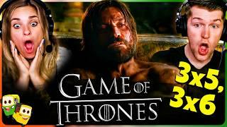 GAME OF THRONES 3x5 & 3x6 Reaction! | First Time Watch! | Peter Dinklage | Lena Headey