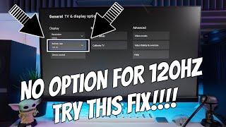 Xbox Series X + S No 120hz Settings Option Fix On Hdmi 1.4, 2.0 On 144hz+  PC Monitors!!!!!!