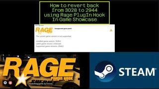 How to revert back from 3028 to 2944 using Rage PlugIn Hook In Game Showcase