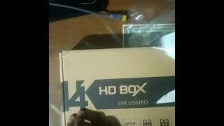 Распаковка HD BOX S4K COMBO