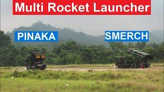 Indian Army's Pinaka & Smerch Multi Rocket Launcher System in Action