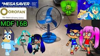 16" 1st Mega Saver (Orofan) Desk Fan MDF 16B| The PVZBloverFan ™