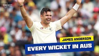 Every James Anderson Test wicket on Australian soil