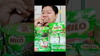 Mukbang puding milo #shorts