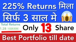 BEST PORTFOLIO TILL DATE  MULTIBAGGER PORTFOLIO REVIEW • STOCK MARKET INDIA • BASICS FOR BEGINNERS