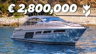 Inside a practically new Pershing 6X for sale - SILVER MISSILE