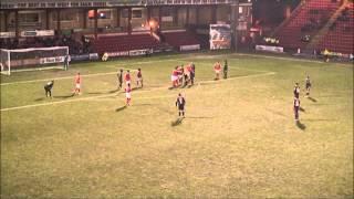 Referee counts 11 steps for Tom Lawrence free-kick against Crewe