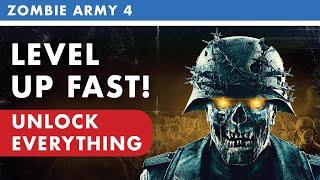 Zombie Army 4 | How to unlock EVERYTHING and level up fast