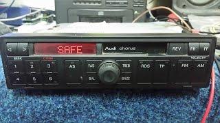 Audi chorus radio BLAUPUNKT AUZ1Z2 unlock code