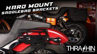 Thrashin Supply Hard Mount Saddlebag Brackets