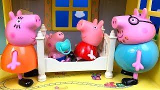 CUENTO CON MAMA Y PEPPA PIG PIERDEN A BEBE GEORGE POR LA CASA