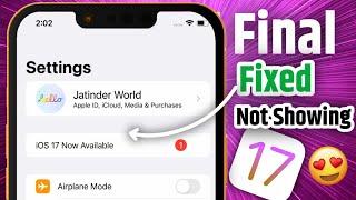 Fix iOS 17 Update Not Showing | How To Update iOS 17 Final Version | iOS 17 Release Time | iOS 17