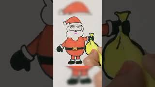 Santa Claus drawing || How to draw a Christmas Santa Claus drawing easy || Christmas Drawing By Renu