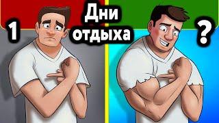 Сколько дней отдыхать между тренировками для прогресса