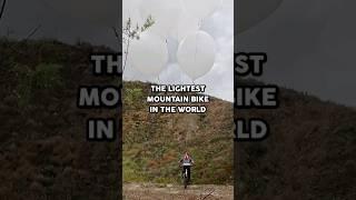 That's one way to practice your jumps  #mtb #helium #mountainbike #diy #experiment