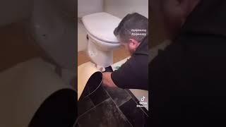 Cutting your Vinyl flooring around the toilet , for more flooring tip’s click  “ SUBSCRIBE  “