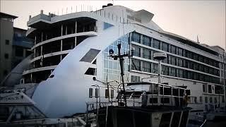 FEBUARY 2014 THE SUNBORN FLOATING HOTEL ARRIVES IN GIBRALTAR#SUNBORN#GIBRALTAR
