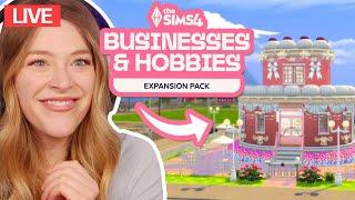 Building a CAKE SHAPED Business with the Sims 4: Businesses & Hobbies | Part 1