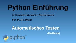 Python Einführung: Unittests