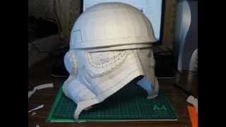 Stormtrooper Helmet Construction (Part 1: Papercraft)