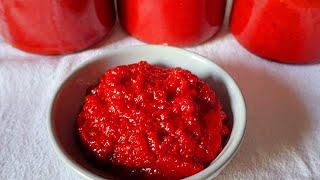 Pepper paste. Pepper paste will make your dish much tastier than tomato paste.