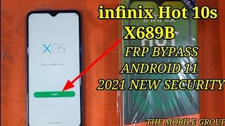 infinix hot 10s (x689B) frp bypass Android 11 without any box