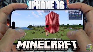 iPhone 16 test game Minecraft | Apple A18