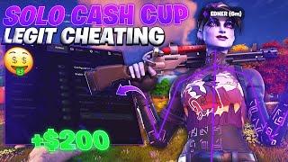 CHEATING With The BEST Fortnite CHEAT in Solo Cash cup …  ($200)