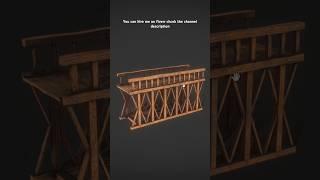 Medieval bridge (3d model) Check the comments!!!!