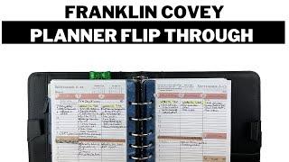 Franklin Covey planner flip through and my plans for 2022