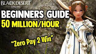 Black Desert Online [BDO] - Make 50 Million Silver Per Hour - Beginners Guide [Zero Pay To Win]