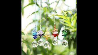 Chakra Suncatcher Rainbow Maker 20mm Chandelier Crystal Prism Ball Octagon Bead Rainbow Color Set