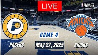 NBA Live! Indiana Pacers vs New York Knicks | 2025 NBA Playoffs Game 4 | Eastern FInals 5/7/25 2K