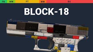 Glock-18 Block-18 - Skin Float And Wear Preview