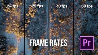 Frame Rates Explained | How to change frame rate in Premiere Pro