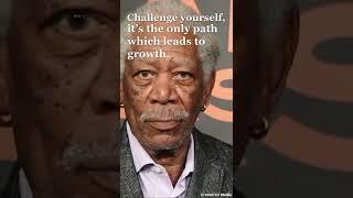 Avatar Aang says Morgan Freeman quotes, Challenge yourself, it’s the only path which leads to growth