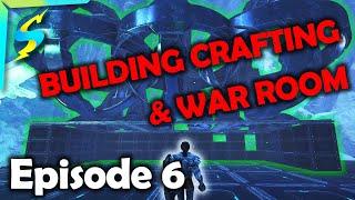 Ark PvP - Building CRAFTING STATION + WAROOM - Episode 6