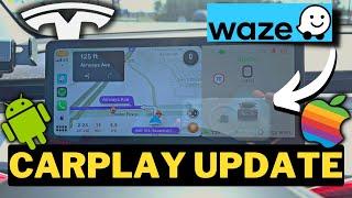 Tesla CarPlay Touchscreen ️ Model 3 | Model Y Display  UPDATE | Waze Maps | Install