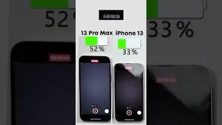 iPhone 13 Pro Max vs. iPhone 13 Battery Test Subscribe for more 