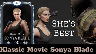 Klassic Movie Sonya Blade FW Gameplay Review MK Mobile | Amazing character