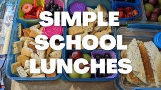 QUICK AND EASY LUNCH IDEAS | WHAT I PACKED IN MY KIDS LUNCH BOXES | MOM OF FOUR.