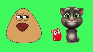 Pou vs Gato Tom - Pou juega con el gato Tom 2.