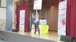 Genevieve Goings "Give Back to School Tour" at Nesbit Elementary, Belmont, CA