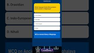 Which language family likely predates Austro-Asiatic in Meghalaya?