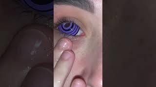 Rinnegan Sclera Lenses #cosplay #anime #naruto #manga #viral #viralvideo