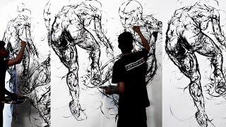 Anatomy Painting || Mohan Pugalenthi ||#painting #art #expressionism #abstractart #modernart #artist